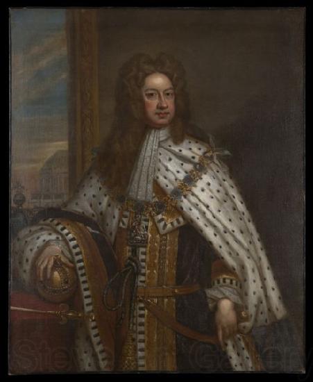 KNELLER, Sir Godfrey Portrait of King George I France oil painting art
